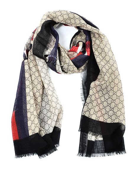 gucci scarf snake print.